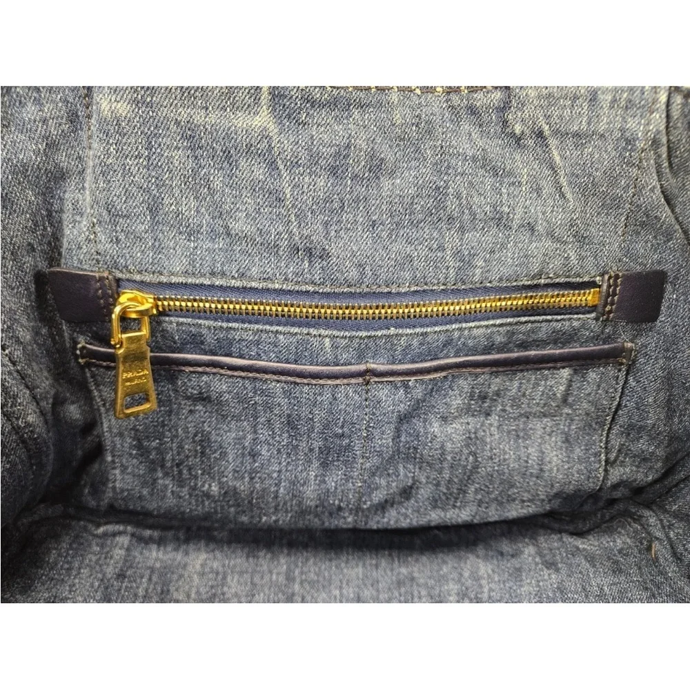Prada Canada Denim Tote Bag - Picture 15 of 16